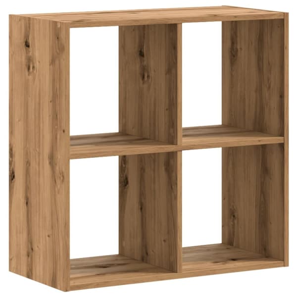 skab 68,5x32x68,5 cm konstrueret træ egetræsfarvet