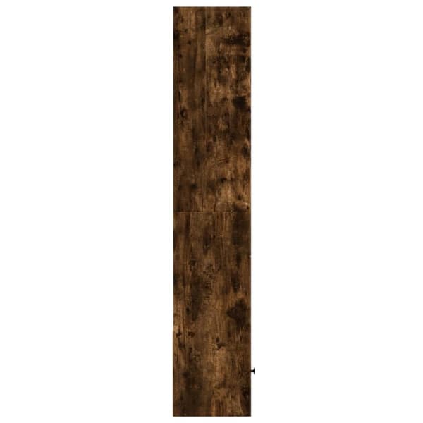 bogreol 40x36x189 cm konstrueret træ røget egetræsfarve