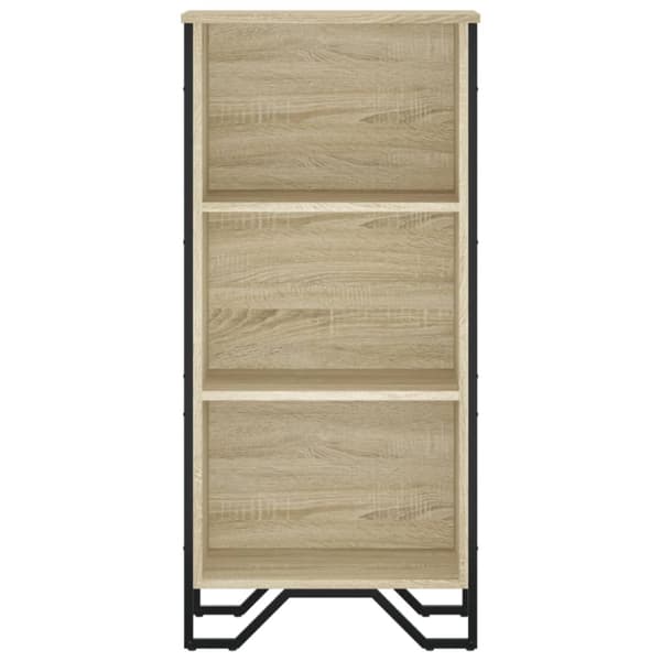 bogreol 50x31x106 cm konstrueret træ sonoma-eg