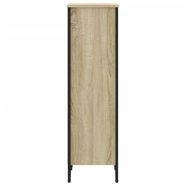 bogreol 50x31x106 cm konstrueret træ sonoma-eg