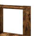 Miniatyrbillede 7 af 10: bogreol til hjørne 50x50x179cm 5hylder konstrueret træ røget eg