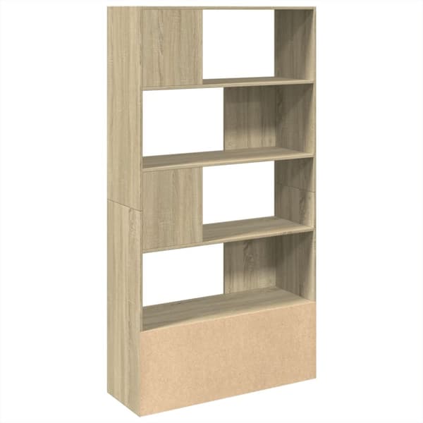 bogreol 100x36x189 cm konstrueret træ sonoma-eg