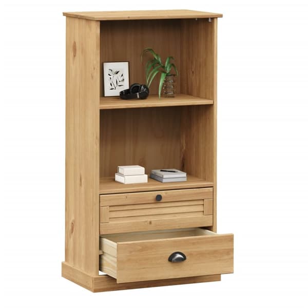 bogreol VIGO 60x35x114,5 cm massivt fyrretræ