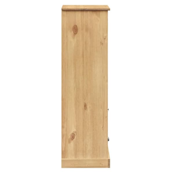 bogreol VIGO 60x35x114,5 cm massivt fyrretræ