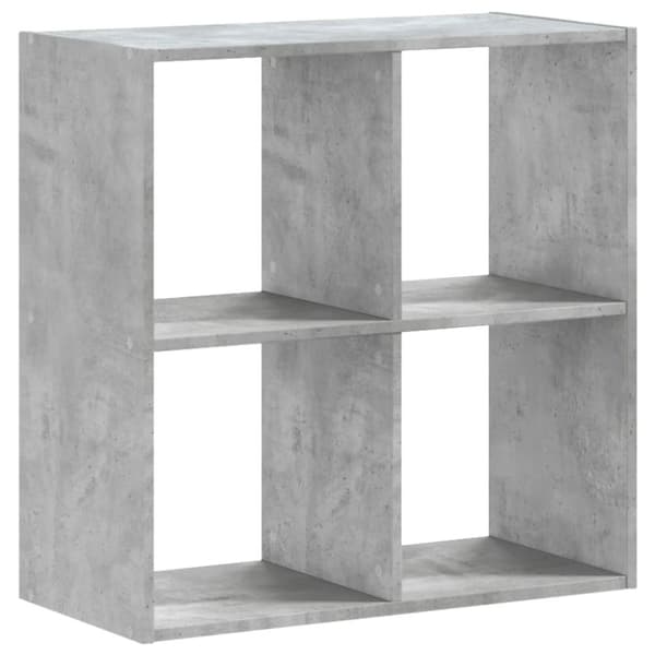 skab 68,5x32x68,5 cm konstrueret træ betongrå