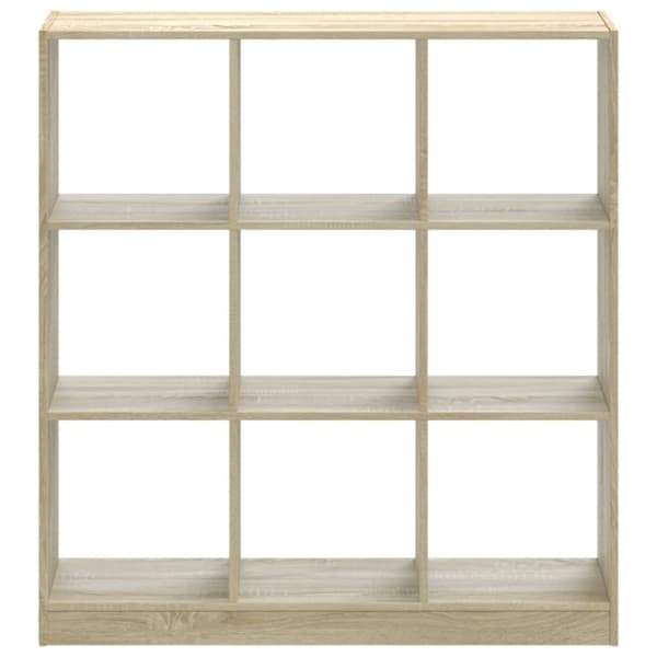 bogreol 102x32x108 cm konstrueret træ sonoma-eg