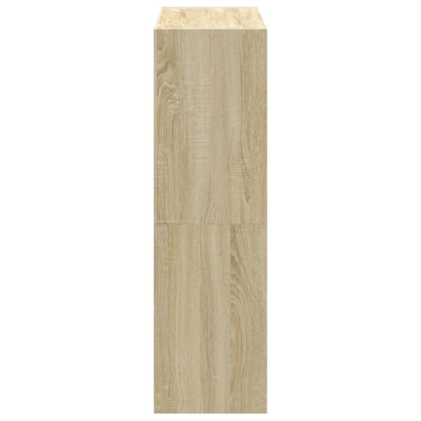 bogreol 102x32x108 cm konstrueret træ sonoma-eg