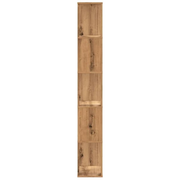 Kirjahylly 5 tasoa artesaani tammi 45x23,5x162,5 cm puu