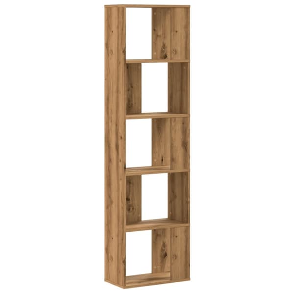 Kirjahylly 5 tasoa artesaani tammi 45x23,5x162,5 cm puu
