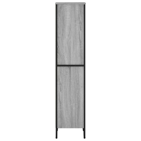 Kirjahylly harmaa Sonoma 50x31x137,5 cm tekninen puu