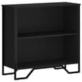 Miniatyrbillede 2 af 10: bogreol 80x31x74,5 cm konstrueret træ sort