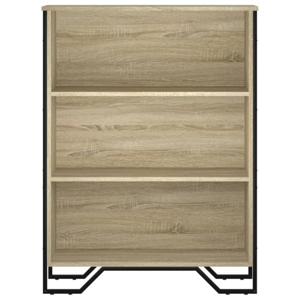 bogreol 80x31x106 cm konstrueret træ sonoma-eg