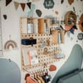 Pikkukuva 4 / 8: Lelujen Säilytys Pegboard - Minimalistinen Lasten Säilytys - Pegboard Järjestelijä Lapsille - Luonnonpuinen Pegboard - Puinen Seinäjärjestelijä