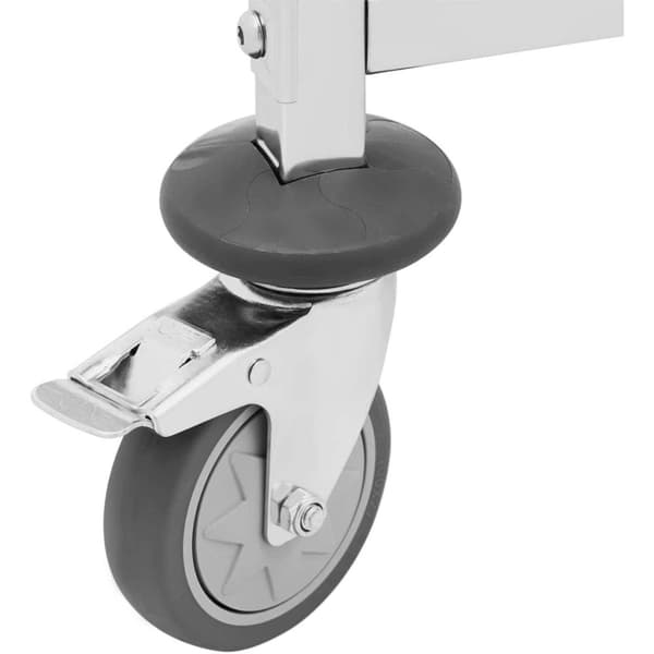 Catering-tjenervogn med hylde til transport af 7 bakker 60 x 60 cm med hylde