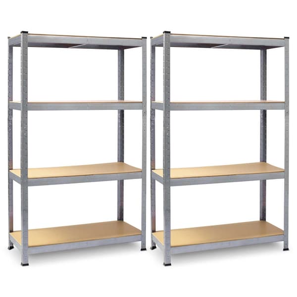 Lagerhylla i metall om 2 st 150 x 75 x 30 cm Plonos PL-700