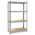 Miniatyrbillede 3 af 11: Metal lagerhylde sæt af 2 stk 180 x 90 x 40 cm Plonos PL-702