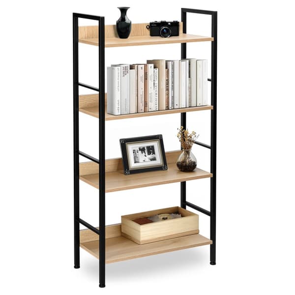 Varberg Modern Oak industriloftshylde