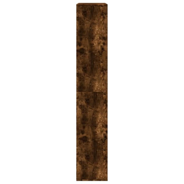 bogreol 100x33x187,5 cm konstrueret træ røget egetræsfarve