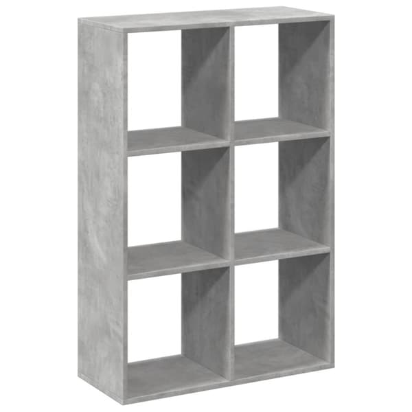 Huoneenjakaja/kirjahylly harmaa 69,5x29x103,5 cm tekninen puu