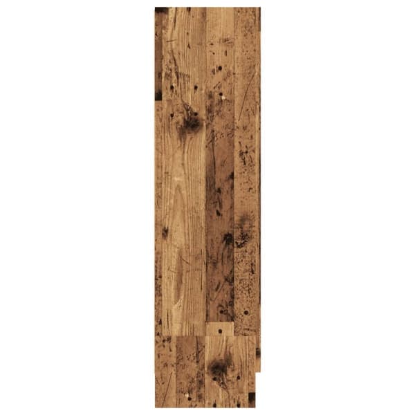 bogskab 82,5x30,5x115 cm konstrueret træ antikt træ