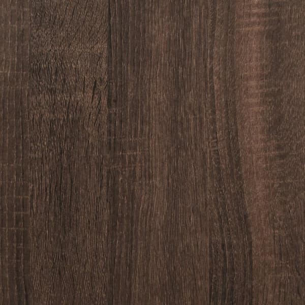 bogreol/rumdeler 123x29x123cm 3niveauer konstrueret træ brun eg