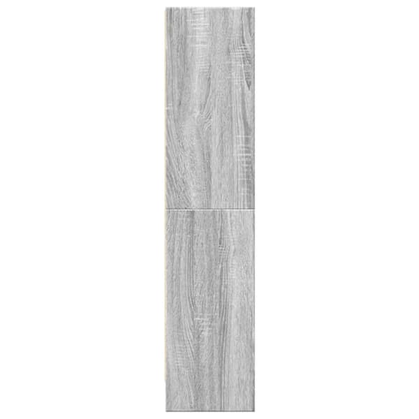 Kirjahylly harmaa Sonoma 60x24x109 cm tekninen puu