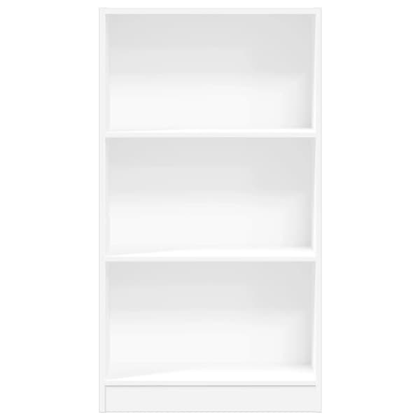 bogreol 60x24x109 cm konstrueret træ hvid