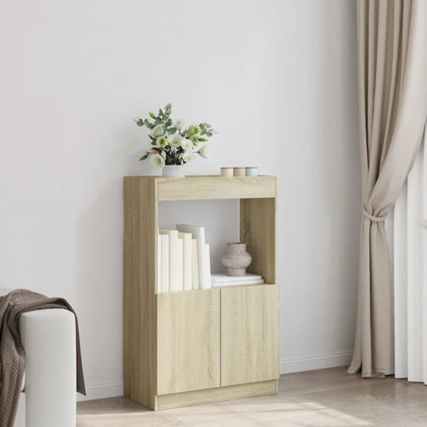 skab 63x33x100 cm konstrueret træ sonoma-eg