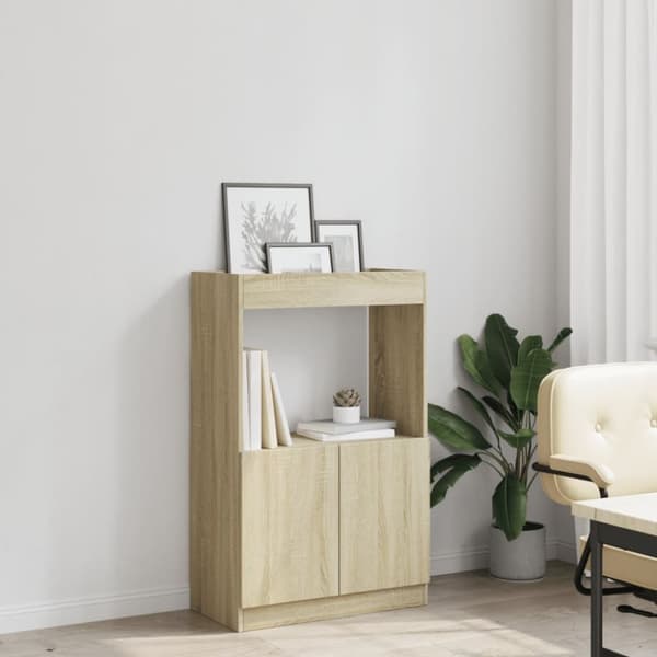 skab 63x33x100 cm konstrueret træ sonoma-eg