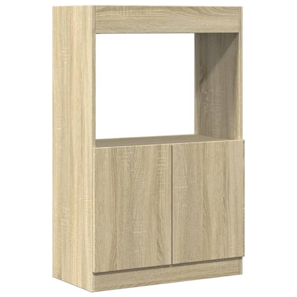 skab 63x33x100 cm konstrueret træ sonoma-eg