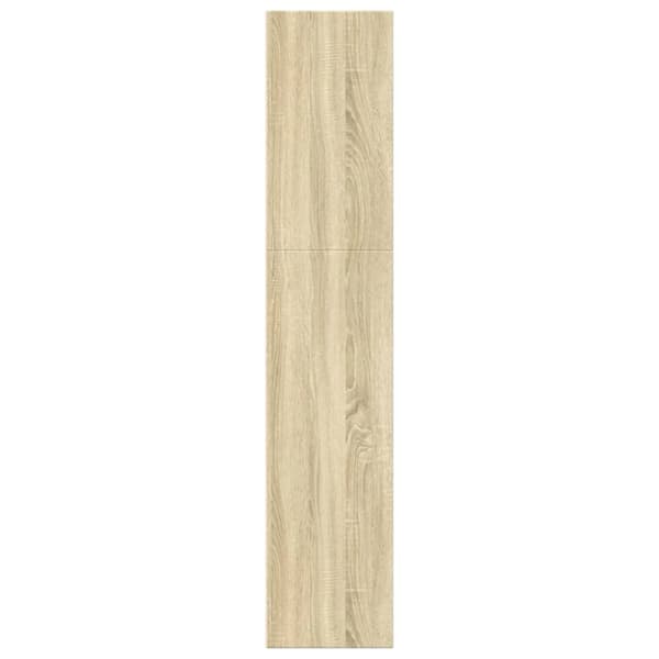 bogreol 60x30x152 cm konstrueret træ sonoma-eg