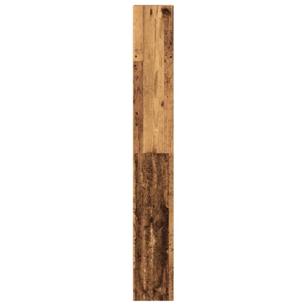 bogreol 40x24x176 cm konstrueret træ antikt træ