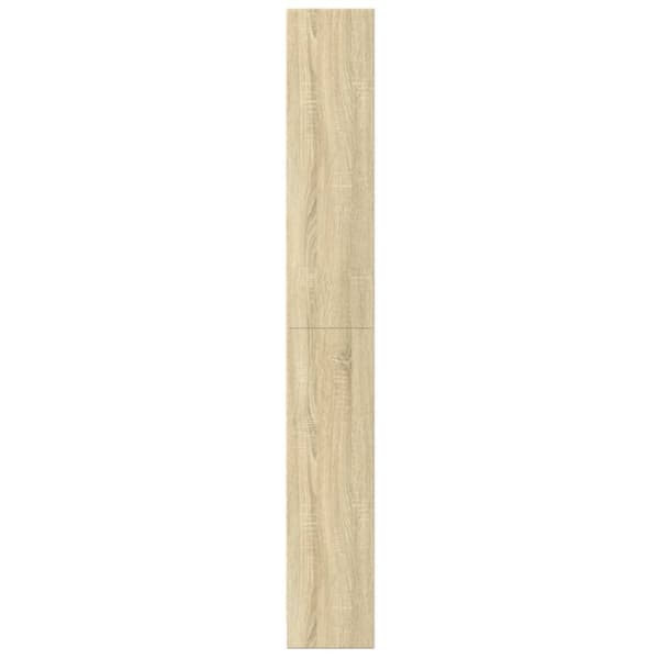 bogreol 60x24x176 cm konstrueret træ sonoma-eg