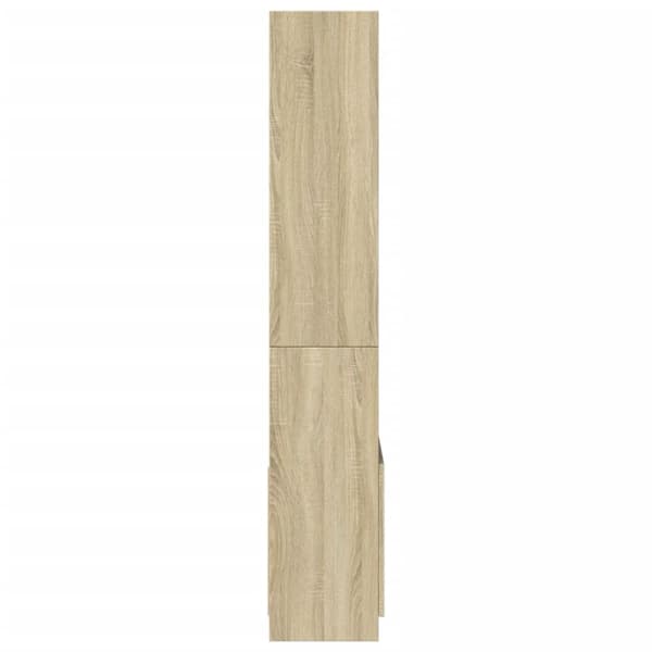 højskab 63x33x180 cm konstrueret træ sonoma-eg