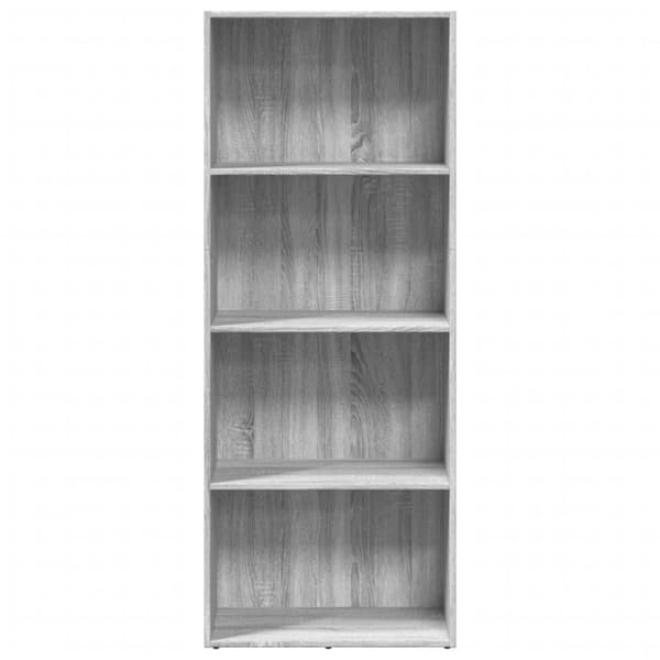 Kirjahylly harmaa Sonoma 60x30x152 cm tekninen puu