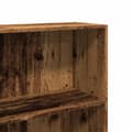 Miniatyrbillede 6 af 9: bogreol 60x30x189 cm konstrueret træ gammelt trælook