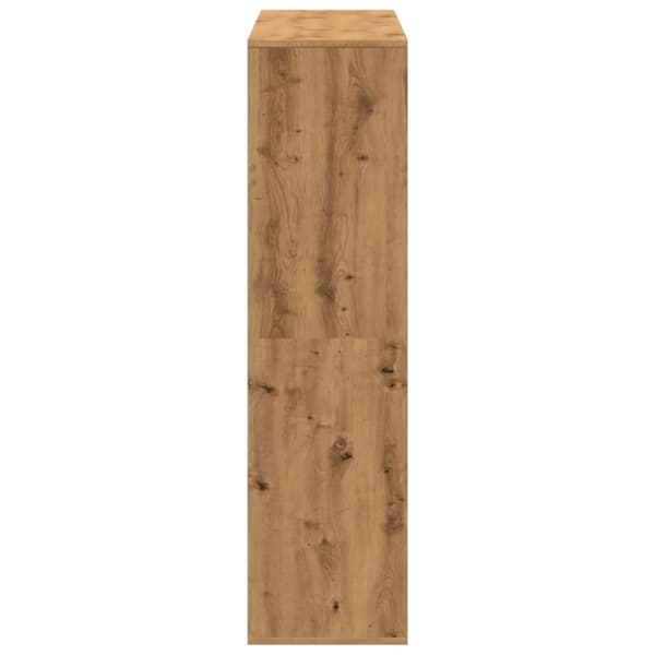 rumdeler 100x33x125,5 cm konstrueret træ egetræsfarve