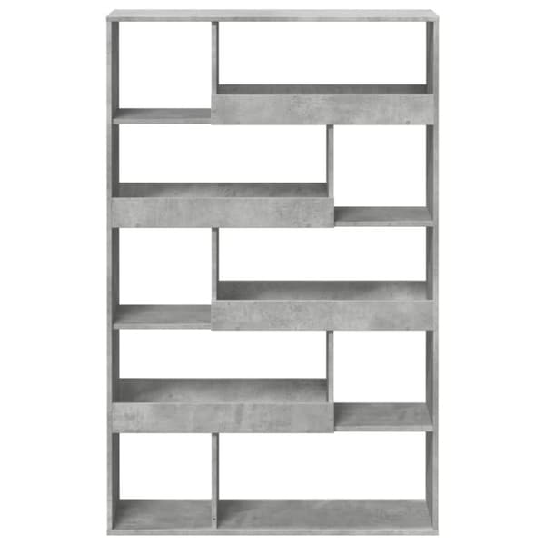 rumdeler 100x33x156,5 cm konstrueret træ betongrå