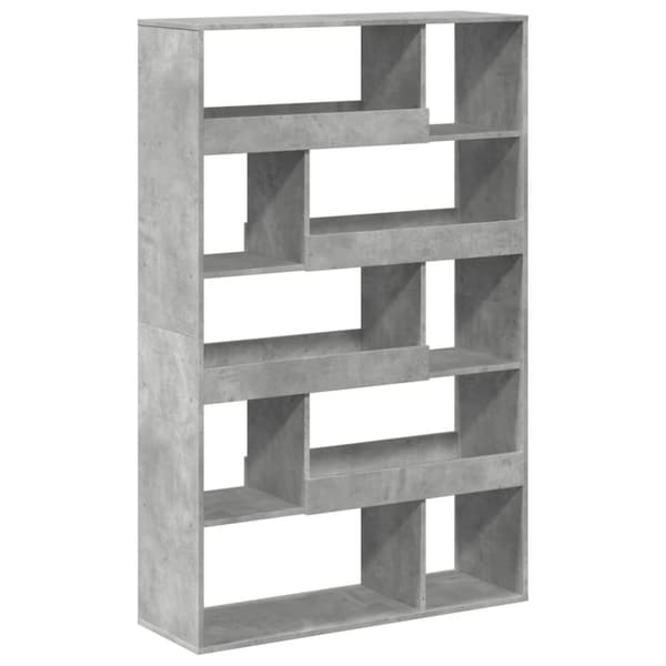 rumdeler 100x33x156,5 cm konstrueret træ betongrå