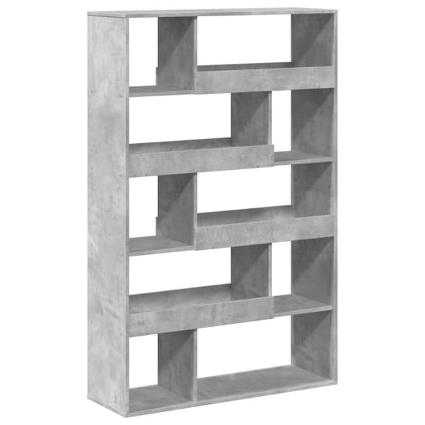 rumdeler 100x33x156,5 cm konstrueret træ betongrå