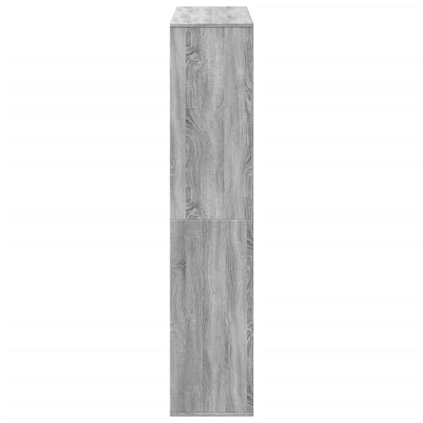 rumdeler 100x33x156,5 cm konstrueret træ grå sonoma-eg
