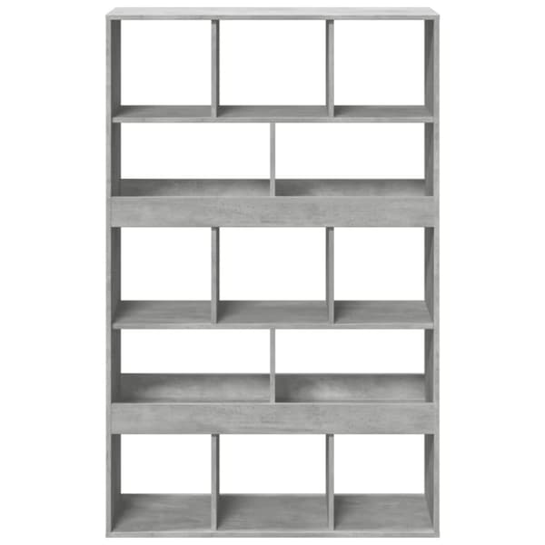 rumdeler 100x33x156,5 cm konstrueret træ betongrå