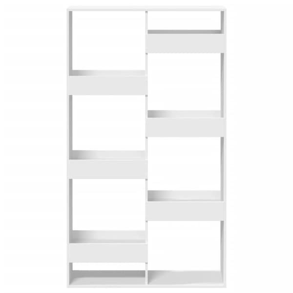rumdeler 100x33x175 cm konstrueret træ hvid