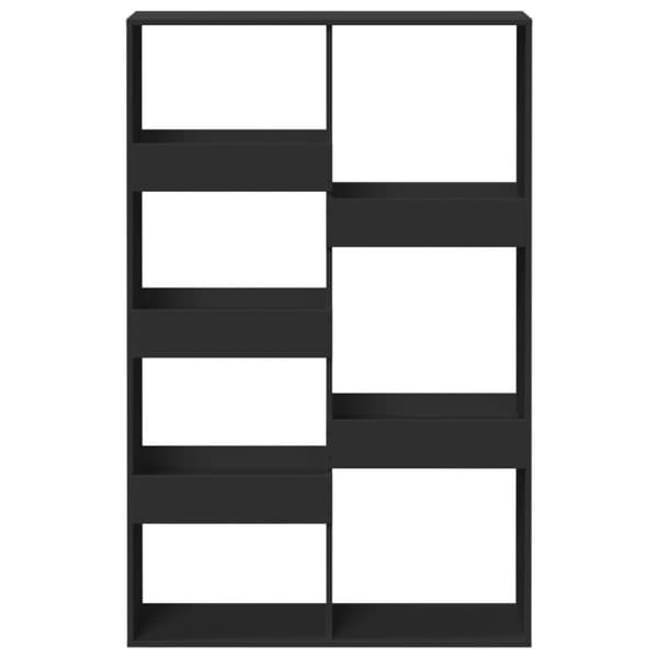 Huoneenjakaja musta 100x33x155,5 cm tekninen puu