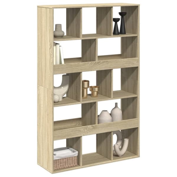 rumdeler 100x33x156,5 cm konstrueret træ sonoma-eg