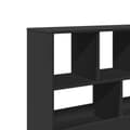 Miniatyrbillede 7 af 10: rumdeler 100x33x94,5 cm konstrueret træ sort