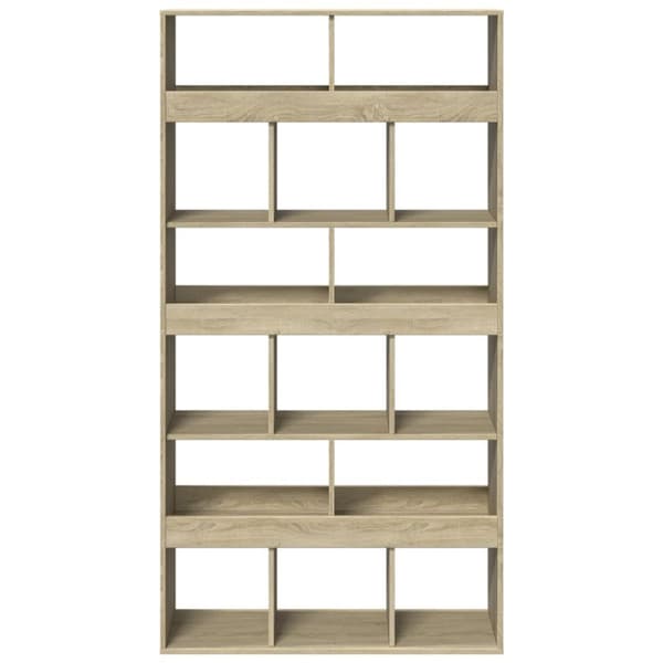 rumdeler 100x33x187,5 cm konstrueret træ sonoma-eg