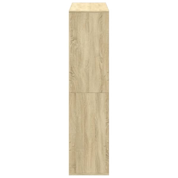 bogreol 100x33x135 cm konstrueret træ sonoma-eg