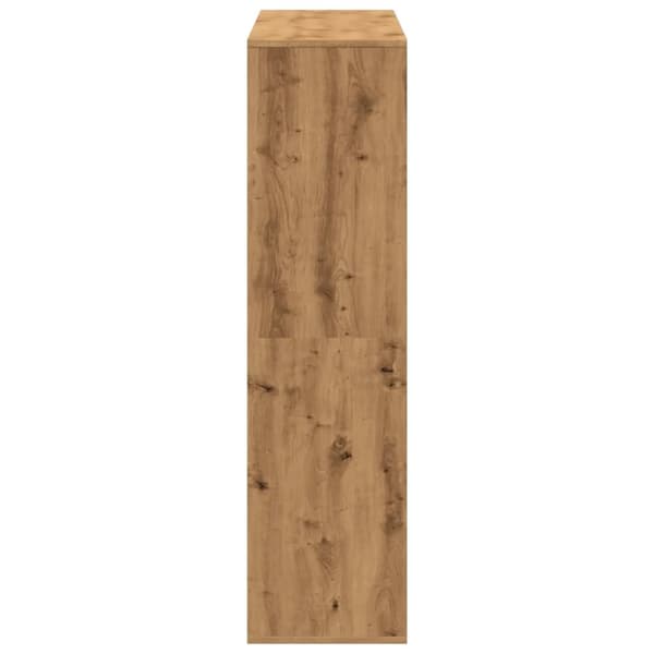 bogreol 100x33x125,5 cm konstrueret træ kunsteg