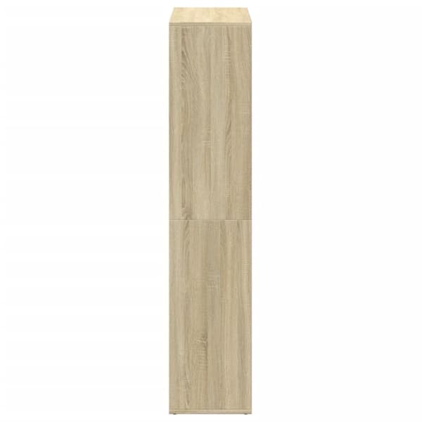 bogreol/rumdeler 69,5x29x137,5 cm konstrueret træ sonoma-eg